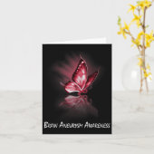 Butterfly-Brain-Aneurysm-Bewusstsein Karte (Gelbe Blume)