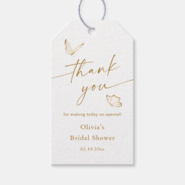 Butterfly Brautparty Danke, dass Sie dafür sind Geschenkanhänger