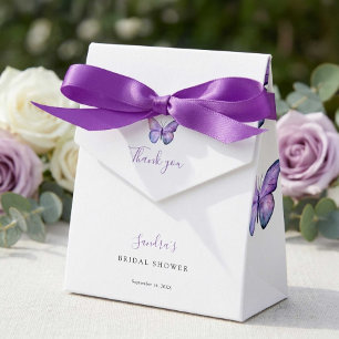 Butterfly Brautparty Elegant Danke, Script Geschenkschachtel