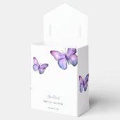 Butterfly Brautparty Elegant Danke, Script Geschenkschachtel (Geöffnet)