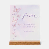 Butterfly Brautparty Gefallen Acrylschild