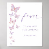 Butterfly Brautparty Gefallen Poster (Vorne)