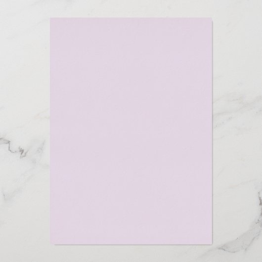 Butterfly Brautparty Lilac Elegant Folieneinladung (Rückseite)