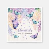 Butterfly Brautparty Napkins Serviette (Vorderseite)
