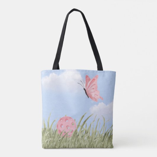 Butterfly Breeze Pickleball Totbeutel Tasche (Rückseite)