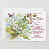Butterfly Bridal Dusche Einladung (Vorderseite)