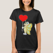 Butterfly Bride Heart Wedding T-Shirt (Vorderseite)