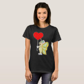 Butterfly Bride Heart Wedding T-Shirt (Vorne ganz)