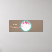 Butterfly Bubbles Leinwanddruck (Vorderseite)