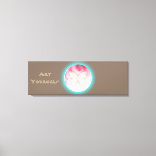 Butterfly Bubbles Leinwanddruck (Vorderseite)