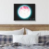 Butterfly Bubbles Leinwanddruck (Insitu (Schlafzimmer))