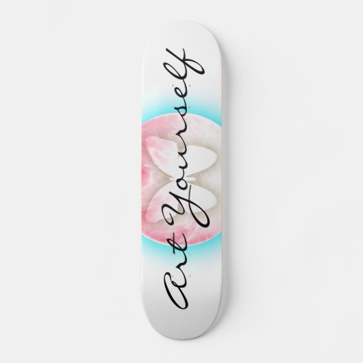 Butterfly Bubbles Skateboard (Vorderseite)