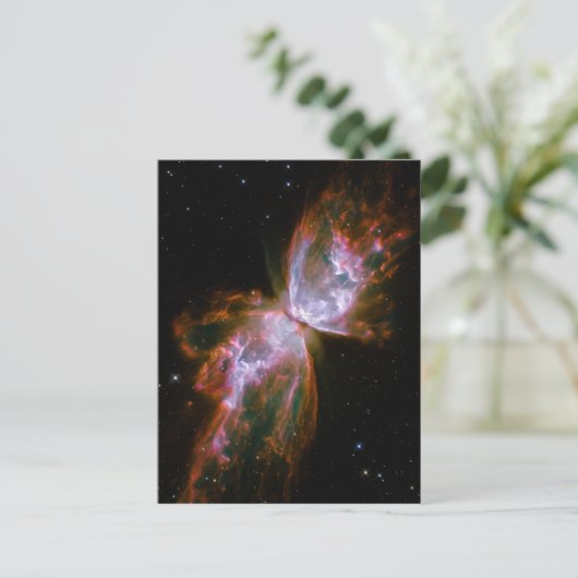 Butterfly / Bug Nebula Hubble Space Postkarte (Stehend Vorderseite)