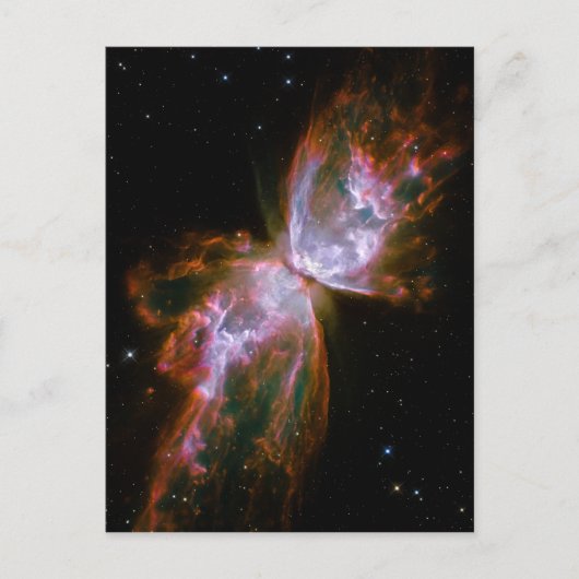 Butterfly / Bug Nebula Hubble Space Postkarte (Vorderseite)