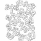 Butterfly Bug und Käfer-Insektensticker Aufkleber (Vorderseite)