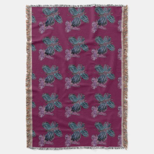 Butterfly Bugs Pattern Decke (Vorderseite Vertikal)