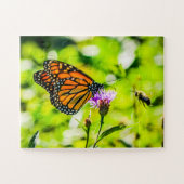 Butterfly Bumblebee & Blume Oversifiziert Puzzle (Horizontal)