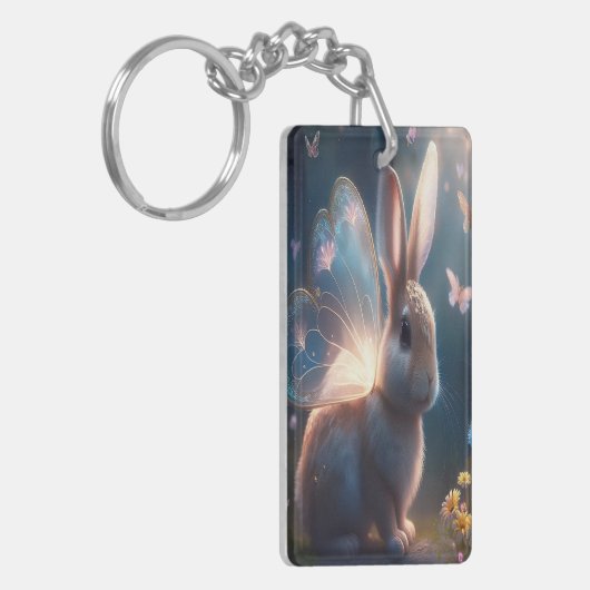 Butterfly Bunny Schlüsselanhänger (Vorderseite links)