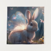 Butterfly Bunny Wandteppich (Vorderseite)