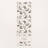 Butterfly bunt Pattern Yoga Mat Yogamatte (Vorderseite)