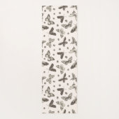 Butterfly bunt Pattern Yoga Mat Yogamatte (Rückseite)