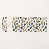 Butterfly bunt Pattern Yoga Mat Yogamatte (Vorderseite (Horizontal))