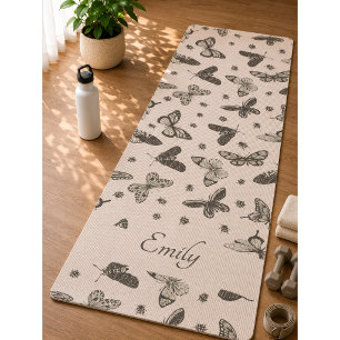 Butterfly bunt Pattern Yoga Mat Yogamatte