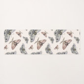 Butterfly bunt Pattern Yoga Mat Yogamatte (Rückseite (Horizontal))