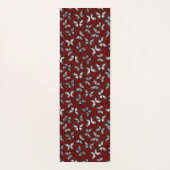 Butterfly bunt Pattern Yoga Mat Yogamatte (Rückseite)