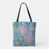 Butterfly Bush Floral Tote Bag Tasche (Rückseite)