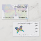 Butterfly Business Card - Interaktive Vorlage Visitenkarte (Vorne/Hinten)