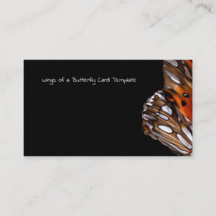 Butterfly Business Card Template Flüge Fotografie Visitenkarte