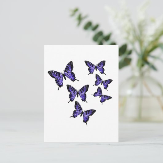 Butterfly Butterfells Postkarte (Stehend Vorderseite)