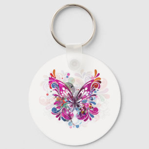Butterfly ~ Butterflies Customize Template Schlüsselanhänger