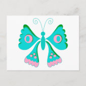 Butterfly Butterflies Kinder Stuff Postkarte (Vorderseite)
