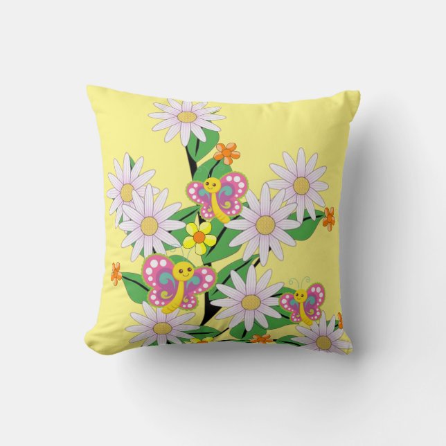 Butterfly-Butterfly-Pillow Kissen (Vorderseite)