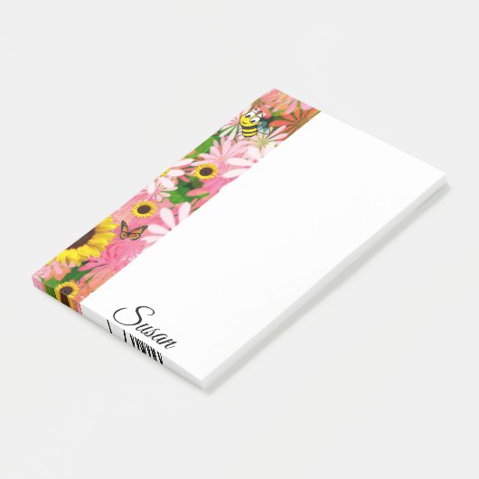 Butterfly-Butterfly Post-it Klebezettel (angewinkelt)