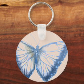 Butterfly Button-Schlüsselanhänger Schlüsselanhänger (Vorderseite)