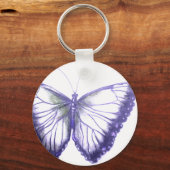 Butterfly Button-Schlüsselanhänger Schlüsselanhänger (Vorderseite)