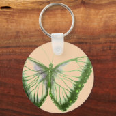 Butterfly Button-Schlüsselanhänger Schlüsselanhänger (Vorderseite)