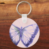 Butterfly Button-Schlüsselanhänger Schlüsselanhänger (Vorderseite)