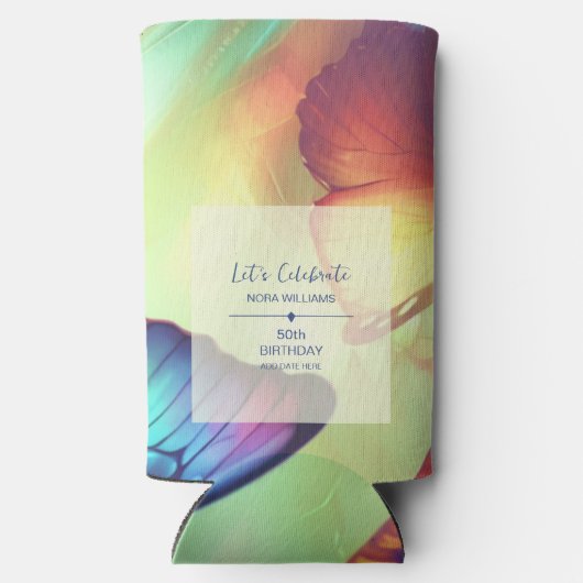 Butterfly Can Cooler Selters Dosenkühler (Rückseite)