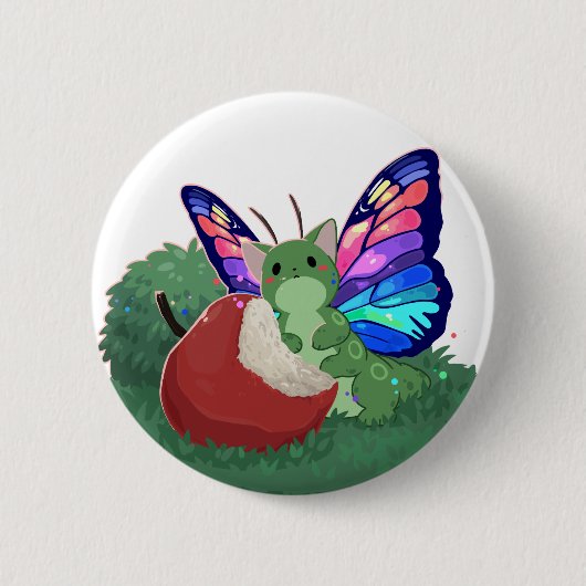 Butterfly cat button (Vorderseite)