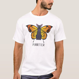 Butterfly Cat Lovers Butterflycat Purrtter Tiger B T-Shirt