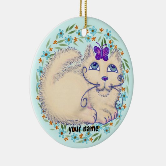 Butterfly Cat Ornament (Rechts)