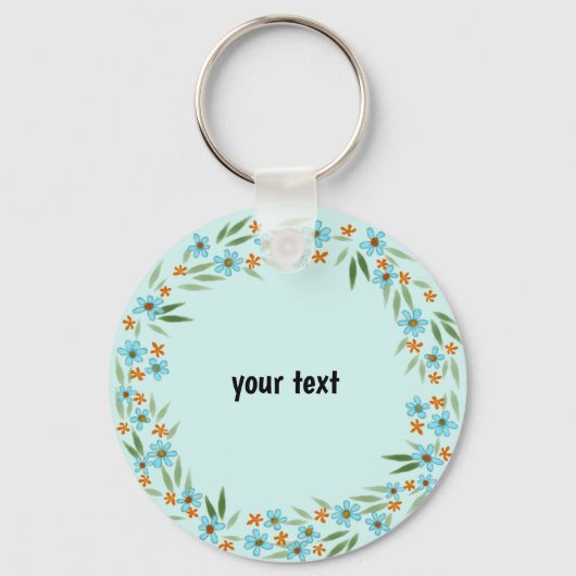 Butterfly Cat Schlüsselanhänger (Rückseite)