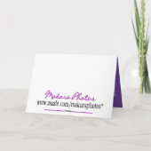 Butterfly Cheer anpassen Karte (Rückseite)