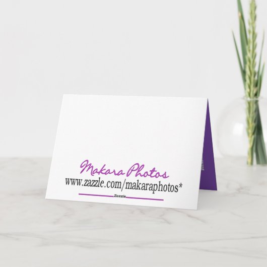 Butterfly Cheer anpassen Karte (Rückseite)