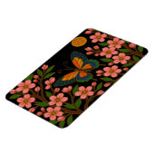 Butterfly Cherry Blossom Moon Magnet (Linke Seite)