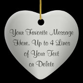 Butterfly Christmas Ornaments with 2 Text Boxes Keramik Ornament